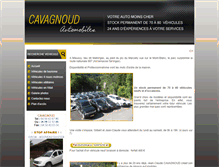 Tablet Screenshot of cavagnoud.com